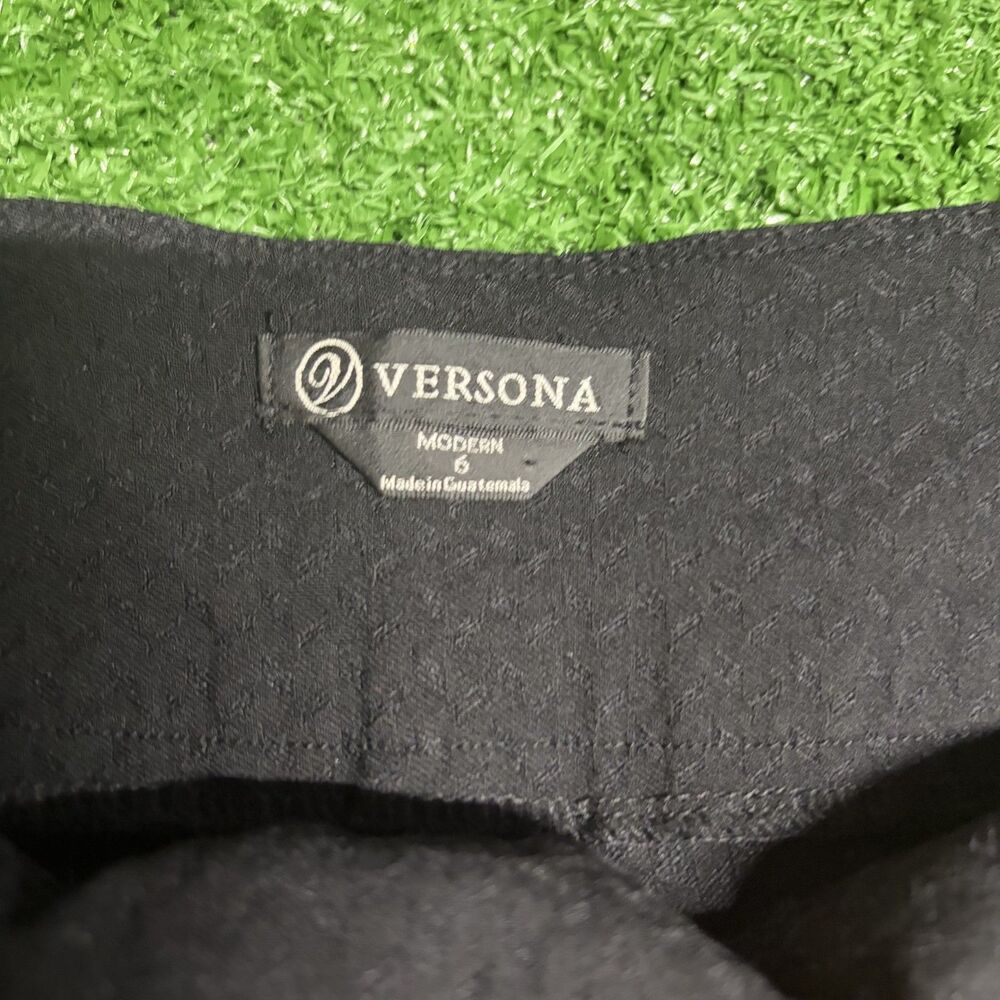 Versona Women’s Black Dress Shorts Size 6 Boutique Style Formal Casual - Picture 2 of 3